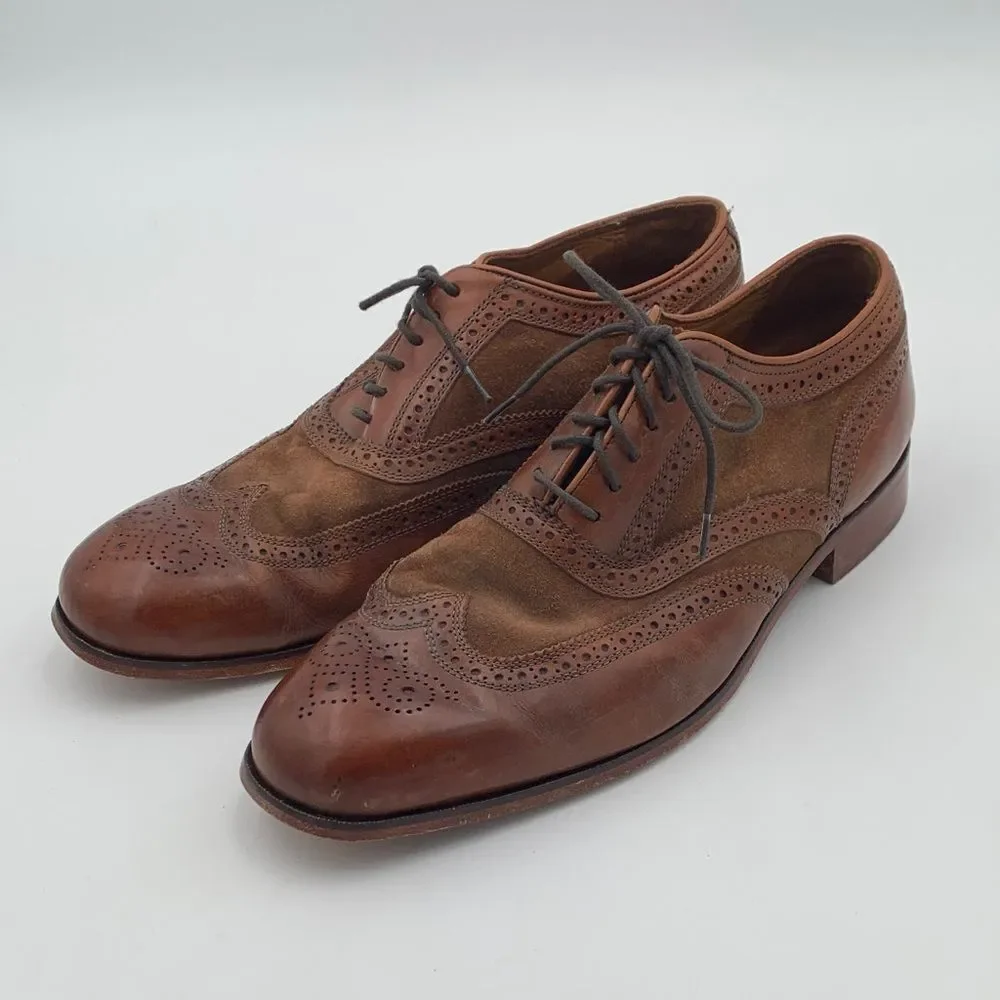 Florsheim Classic Brown Leather Men's Brogues men’s 10.5